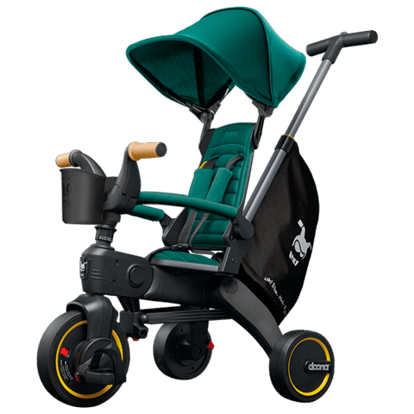 Triciclu Doona Liki Trike S5 Green Metal/ Pentru copii photo 1