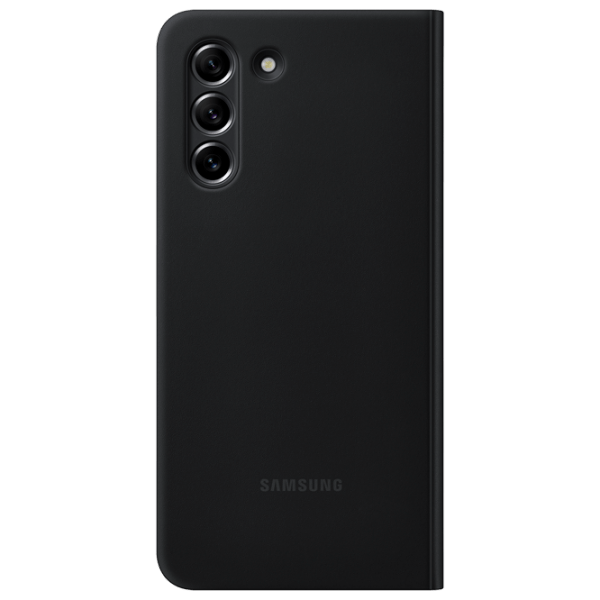 Husă pentru smartphone Samsung Galaxy S21 FE (EF-ZG990) Dark Gray Samsung, PC, Smat Clear View photo 2