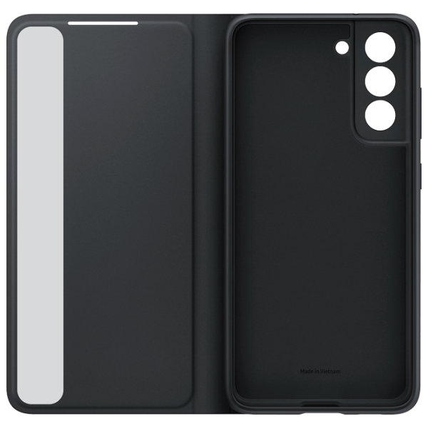 Husă pentru smartphone Samsung Galaxy S21 FE (EF-ZG990) Dark Gray Samsung, PC, Smat Clear View photo 5