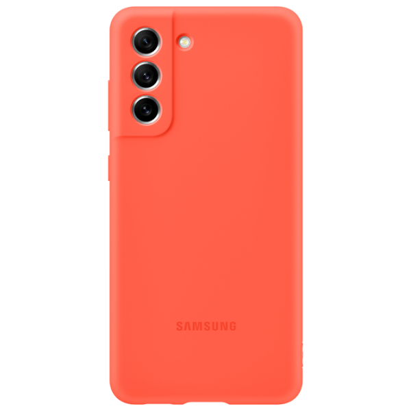 Husă pentru smartphone Samsung Galaxy S21 FE (EF-PG990TPEGRU) Coral Red Samsung, TPU, Back photo 1
