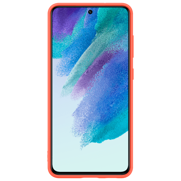 Husă pentru smartphone Samsung Galaxy S21 FE (EF-PG990TPEGRU) Coral Red Samsung, TPU, Back photo 2
