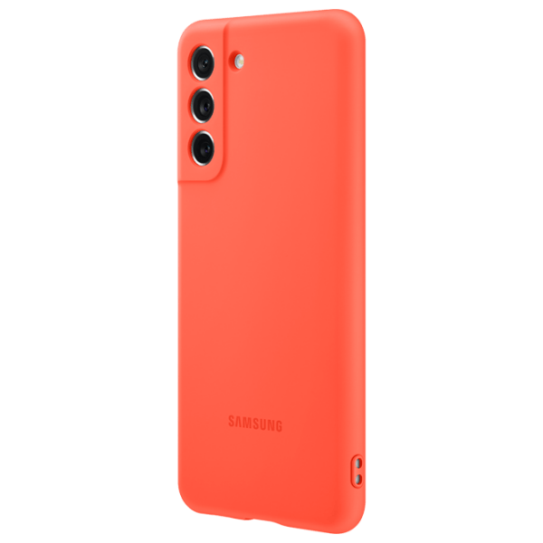 Husă pentru smartphone Samsung Galaxy S21 FE (EF-PG990TPEGRU) Coral Red Samsung, TPU, Back photo 3