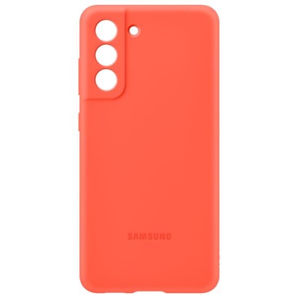 Husă pentru smartphone Samsung Galaxy S21 FE (EF-PG990TPEGRU) Coral Red Samsung, TPU, Back photo 4