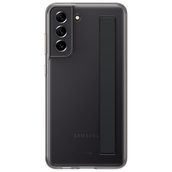 Husă pentru smartphone Samsung Galaxy S21 FE (EF-XG990CBEGRU) Transparent Gray Samsung, PC, Back photo 1