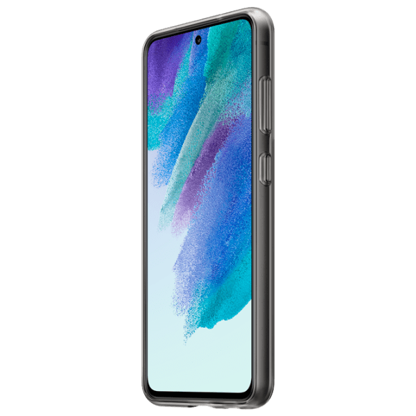 Husă pentru smartphone Samsung Galaxy S21 FE (EF-XG990CBEGRU) Transparent Gray Samsung, PC, Back photo 3