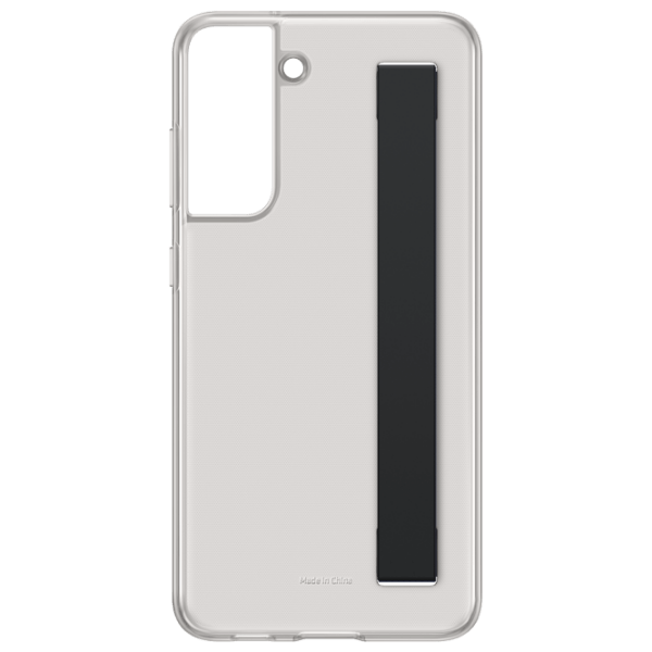 Husă pentru smartphone Samsung Galaxy S21 FE (EF-XG990CBEGRU) Transparent Gray Samsung, PC, Back photo 4