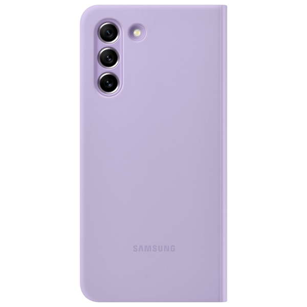 Husă pentru smartphone Samsung Galaxy S21 FE (EF-ZG990CVEGRU) Lavender Purple Samsung, PC, Smat Clear View photo 2
