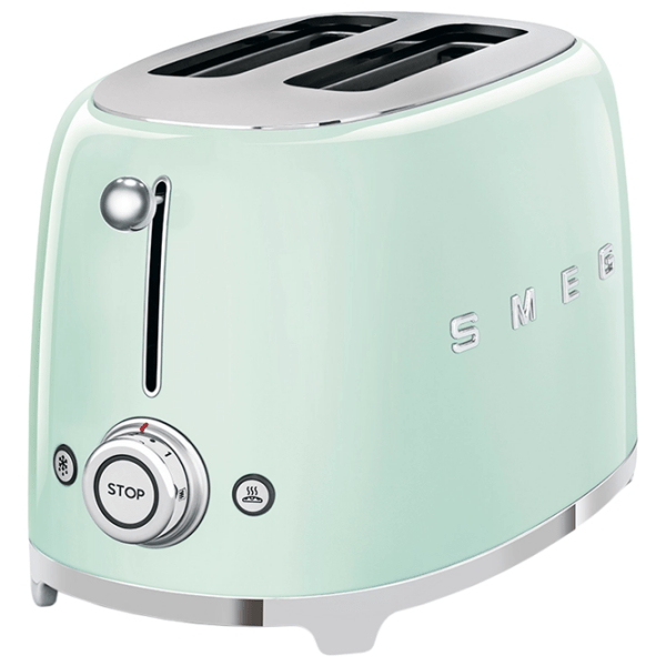 Тостер Smeg TSF01PGEU Зелёный 950 Вт, Количество степеней обжаривания: 6 photo 2