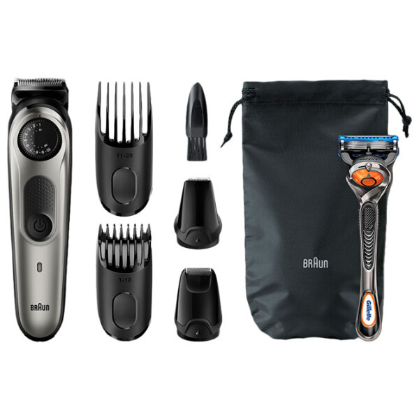 Trimmer facial Braun BT7220/15 Silver  photo 6