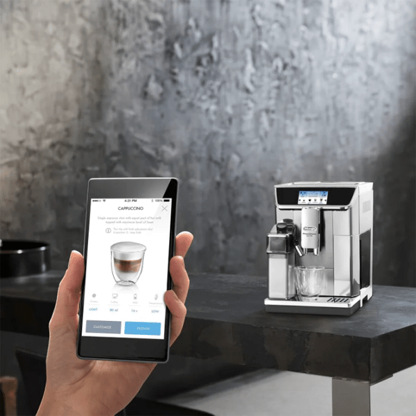 Aparat de cafea DeLonghi ECAM650.85.MS Silver 1450 W, 2 l, Bloc termic photo 5