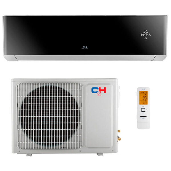 Aparat de aer condiționat Cooper&Hunter CH-S24FTXAL Supreme Continentale Black 70 m² | 24000 BTU | Black photo 4
