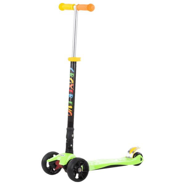 Trotinetă pentru copii cu trei roți Chipolino Croxer Evo (3800931044558) Green 3 ani, 50 kg, Din plastic photo 1