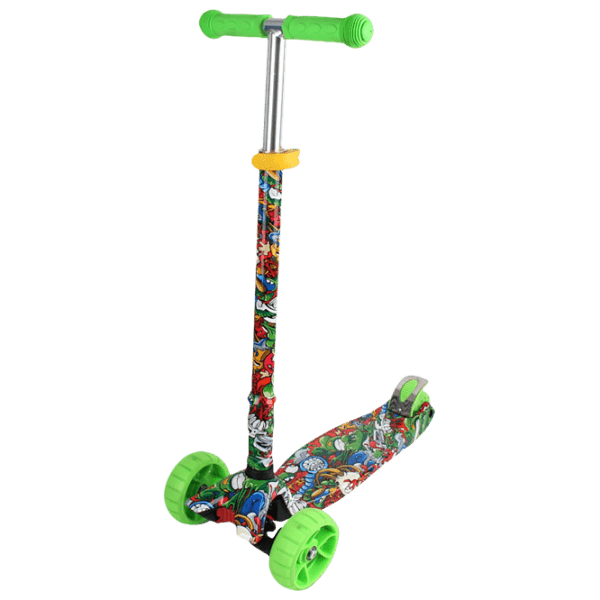 Детский трёхколёсный самокат Chipolino Croxer Evo (3800931037789) Зелёный 3 года, 50 кг, Пластиковые photo 1