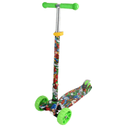 Детский трёхколёсный самокат Chipolino Croxer Evo (3800931037789) Зелёный 3 года, 50 кг, Пластиковые