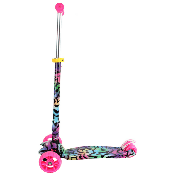 Trotinetă pentru copii cu trei roți Chipolino Croxer Evo (3800931037833) Pink 3 ani, 50 kg, Din plastic photo 2