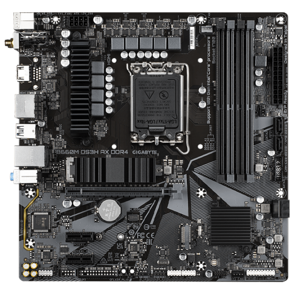 Материнская плата Gigabyte B660M DS3H AX mATX  photo 1