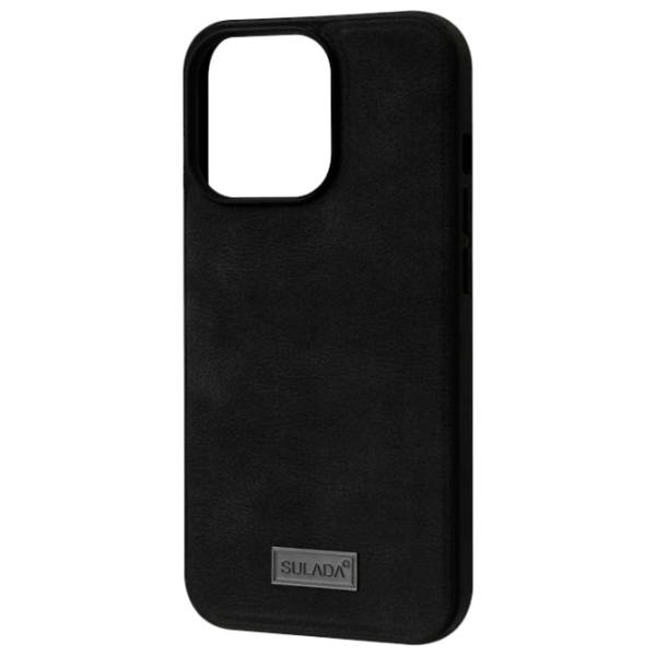 Husă pentru smartphone Apple iPhone 13 (Junshang) Leather Black SULADA, PC, Back photo 1