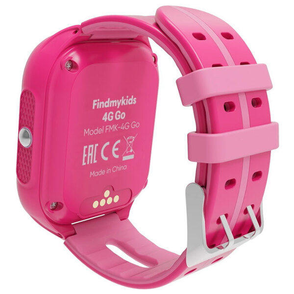 Детские часы Elari Findmykids 4G Go Розовый 1.3", 240 x 240 photo 4