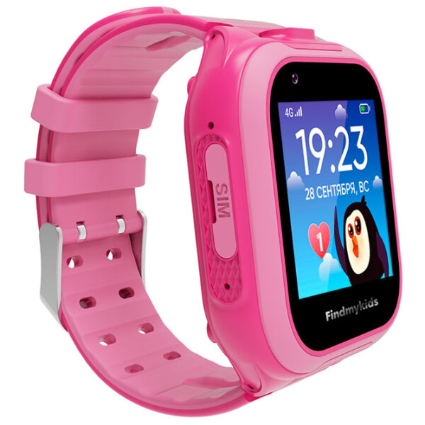 Детские часы Elari Findmykids 4G Go Розовый 1.3", 240 x 240 photo 5