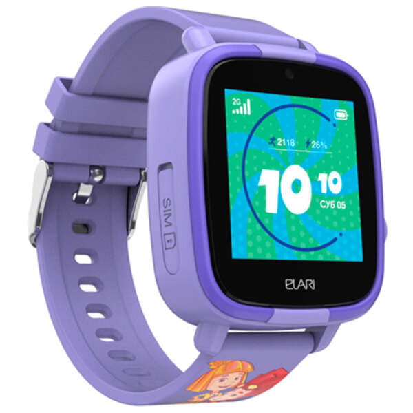 Ceas pentru copii Elari FixiTime Fun Purple 1.4", 128 x 128 photo 2