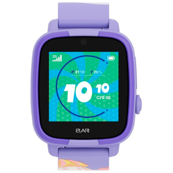 Ceas pentru copii Elari FixiTime Fun Purple 1.4", 128 x 128 photo 3