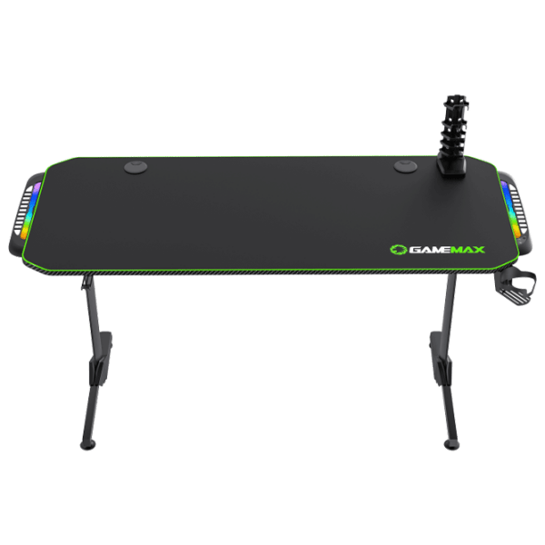 Masă gaming Gamemax Gaming Desk D140-Carbon RGB Black  photo 3