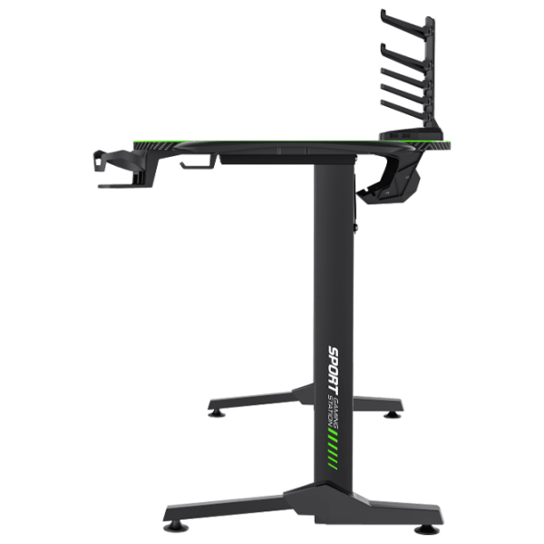 Masă gaming Gamemax Gaming Desk D140-Carbon RGB Black  photo 7