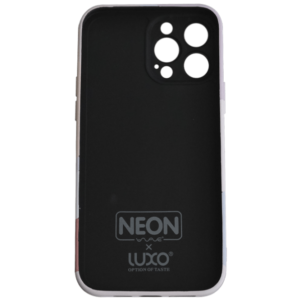 Husă pentru smartphone Apple iPhone 13 Pro Max (NEON X LUXO) Pink sand Purple WAVE, TPU, Back photo 2