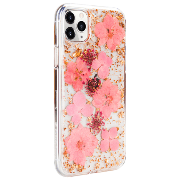 Husă pentru smartphone Apple iPhone 13 Pro Max (Flowers) Pink Transparent K-Doo, PC, Back photo 2