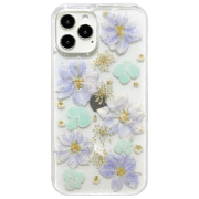 Husă pentru smartphone Apple iPhone 13 Pro Max (Flowers) Liliac Transparent