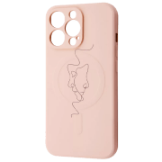 Husă pentru smartphone Apple iPhone 13 Pro (Minimal Art) Sand Pink WAVE, TPU, Back