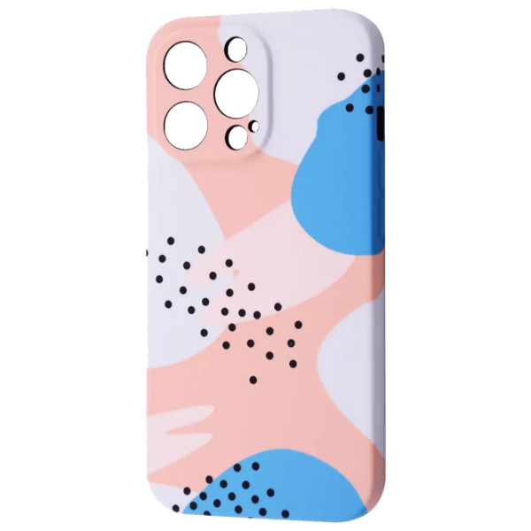 Husă pentru smartphone Apple iPhone 13 Pro (NEON X LUXO) Blue Pink WAVE, TPU, Back photo 1