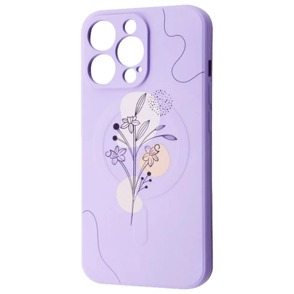 Husă pentru smartphone Apple iPhone 13 Pro (Minimal Art) Light Purple WAVE, TPU, Back photo 1