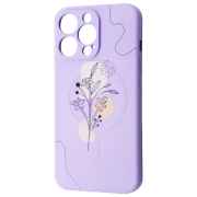 Husă pentru smartphone Apple iPhone 13 Pro Max (Minimal Art) Light Purple WAVE, TPU, Back