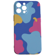 Husă pentru smartphone Apple iPhone 13 Pro Max (NEON X LUXO) Bright pink Blue WAVE, TPU, Back