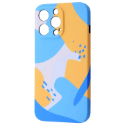 Husă pentru smartphone Apple iPhone 13 Pro (NEON X LUXO) Yellow Blue WAVE, TPU, Back