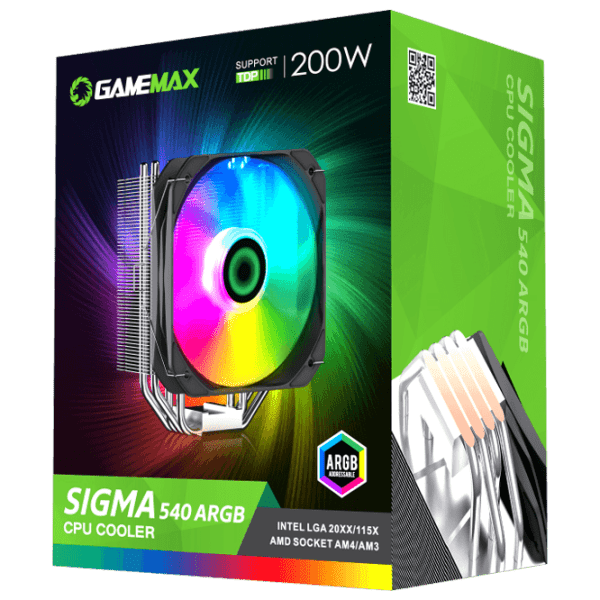 Кулер Gamemax Sigma 540 Серебристый  photo 6