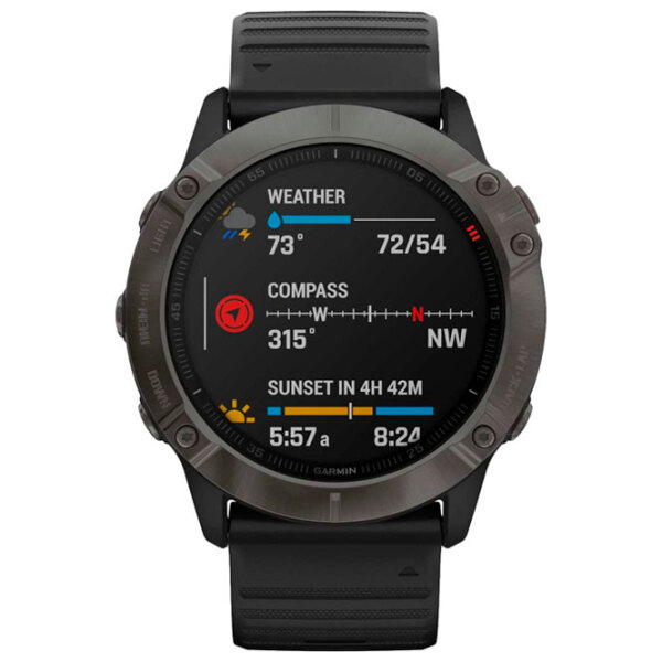 Умные часы Garmin Fenix 6x Pro Серый 1.4" | 51 мм | Полимер/Силикон
| 010-02157-11 photo 2