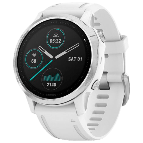 Ceas inteligent Garmin Fenix 6S White 1.2" | 30.4 mm | Oțel inoxidabil/Silicon
| 010-02159-00 photo 1