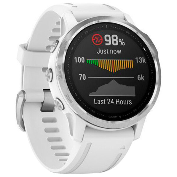 Ceas inteligent Garmin Fenix 6S White 1.2" | 30.4 mm | Oțel inoxidabil/Silicon
| 010-02159-00 photo 3
