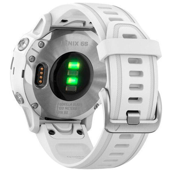 Ceas inteligent Garmin Fenix 6S White 1.2" | 30.4 mm | Oțel inoxidabil/Silicon
| 010-02159-00 photo 5