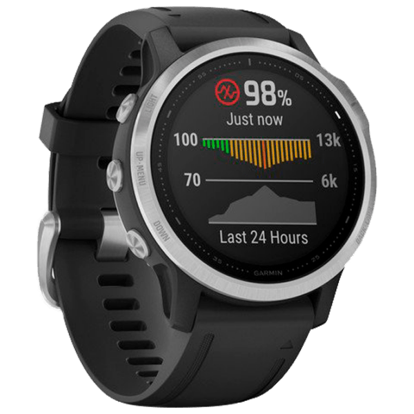 Ceas inteligent Garmin Fenix 6S Silver 1.2" | 30.4 mm | Oțel inoxidabil/Silicon
| 010-02159-01 photo 3