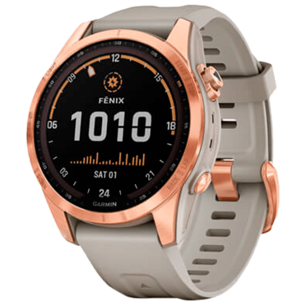 Ceas inteligent Garmin Fenix 7s Solar Rose Gold 1.3" | 33 mm | Oțel inoxidabil/Silicon
| 010-02539-11 photo 1