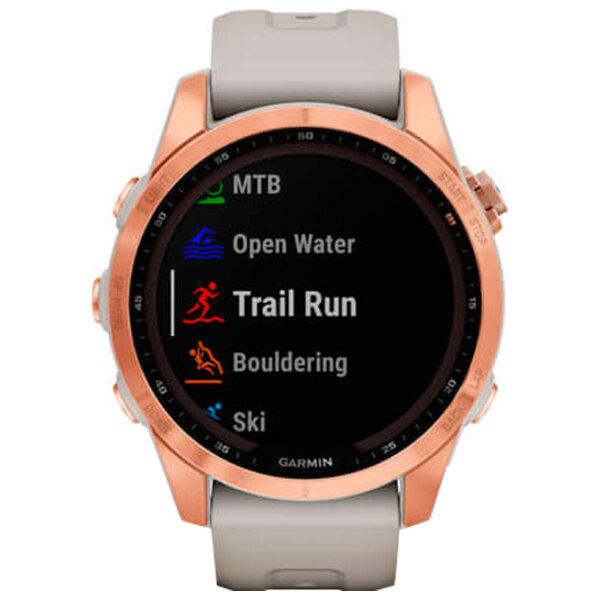 Ceas inteligent Garmin Fenix 7s Solar Rose Gold 1.3" | 33 mm | Oțel inoxidabil/Silicon
| 010-02539-11 photo 2