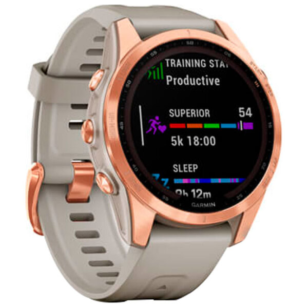 Ceas inteligent Garmin Fenix 7s Solar Rose Gold 1.3" | 33 mm | Oțel inoxidabil/Silicon
| 010-02539-11 photo 3