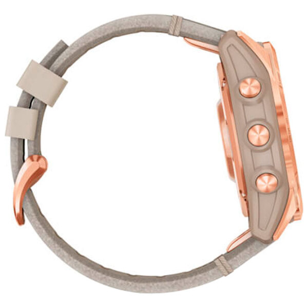 Ceas inteligent Garmin Fenix 7s Sapphire Solar Rose Gold 1.3" | 33 mm | Titan/Piele
| 010-02539-35 photo 4