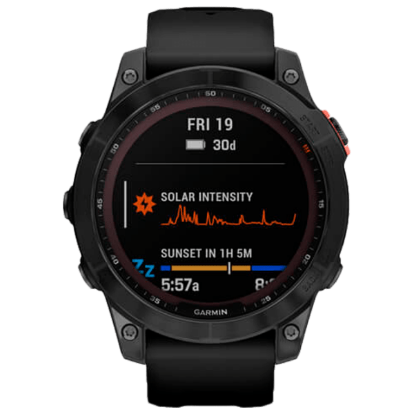 Ceas inteligent Garmin Fenix 7 Solar Gray 1.3" | 33 mm | Oțel inoxidabil/Silicon
| 010-02540-11 photo 2