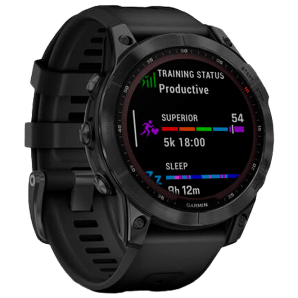 Ceas inteligent Garmin Fenix 7 Solar Gray 1.3" | 33 mm | Oțel inoxidabil/Silicon
| 010-02540-11 photo 3