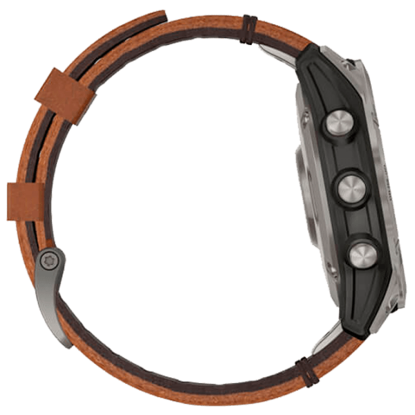 Ceas inteligent Garmin Fenix 7 Sapphire Solar Gray 1.3" | 33 mm | Titan/Piele
| 010-02540-31 photo 4