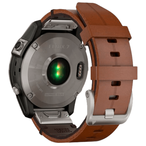 Ceas inteligent Garmin Fenix 7 Sapphire Solar Gray 1.3" | 33 mm | Titan/Piele
| 010-02540-31 photo 5